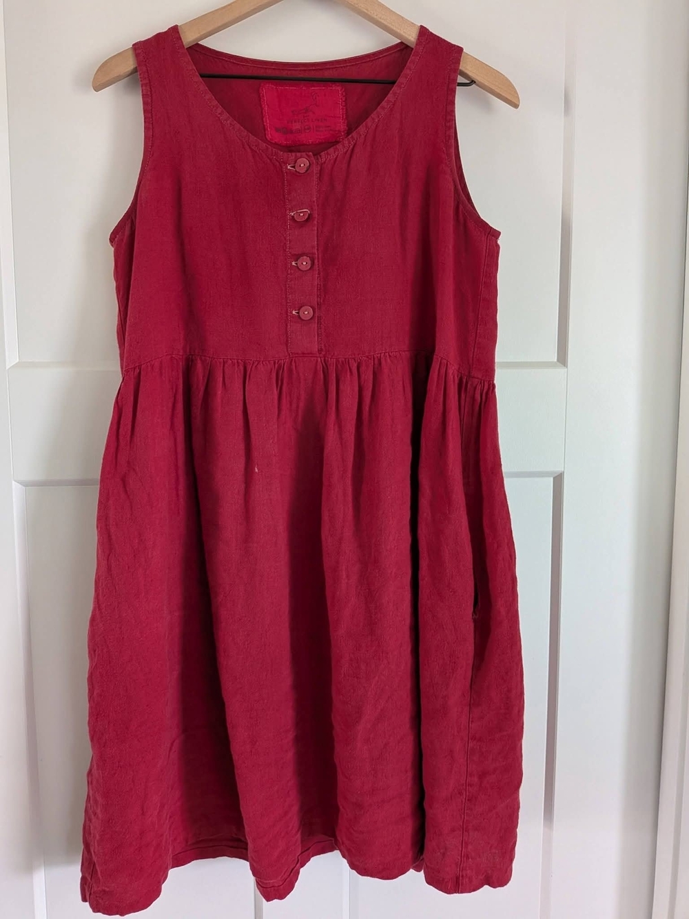 Not Perfect Linen S/M Mama Midi